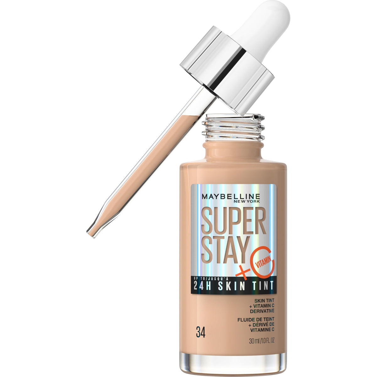 Maybelline Foundation Super Stay Skin Tint Serum, Up To 24H Wear, Shade 06