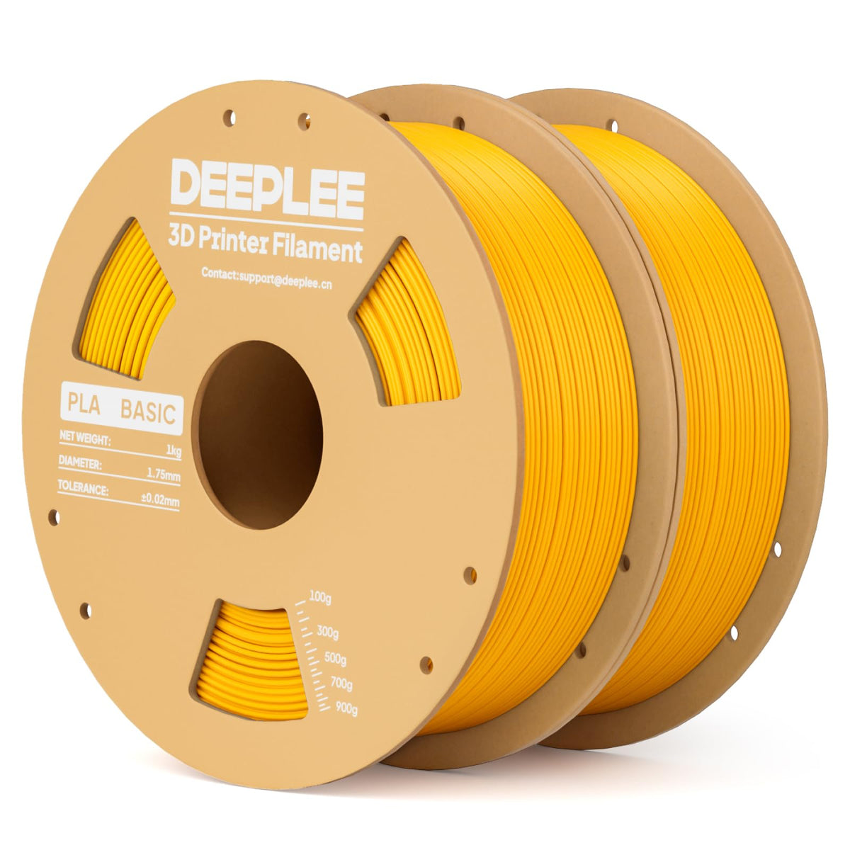 DEEPLEE PLA Filament 1.75mm, Basic 3D Filaments Beige 1kg