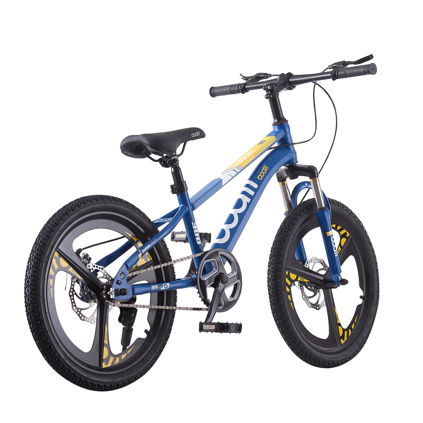 BSTSEL Kids Bike 18" 20" 22" 24" Inch Youth Bike Shock Absorber Bike,12.25-Inch Frame,V-Brakes,Suitable for 9-14 Year Old Boys and Girls Mountain Bikes Pink Blue Bicycle