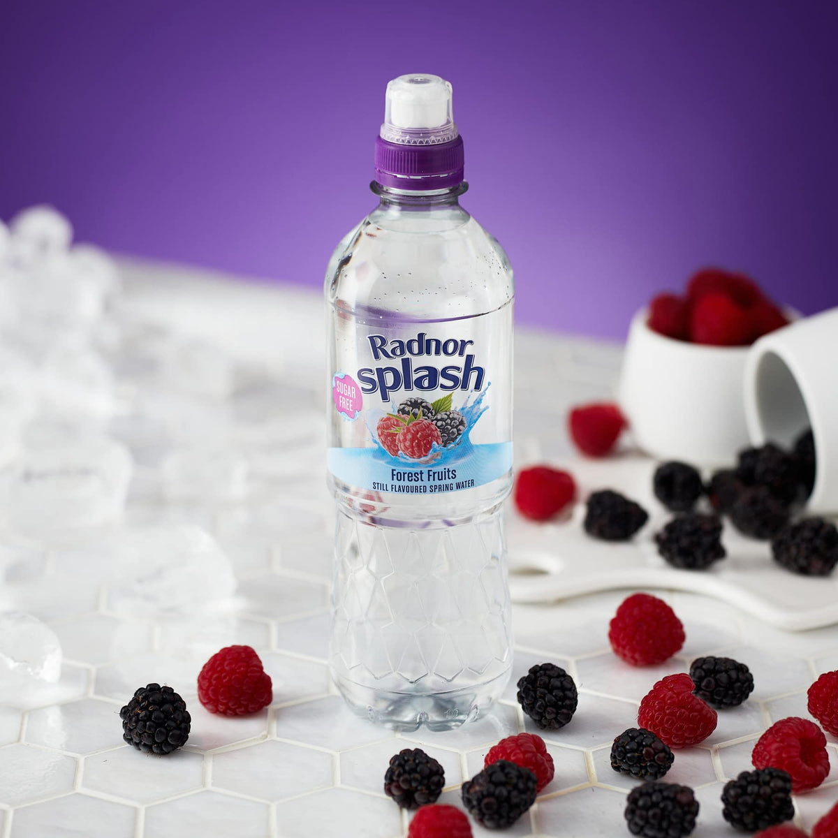 Radnor Splash Flavoured Water Sugar Free 500ml - Pack of 24 (Strawberry)