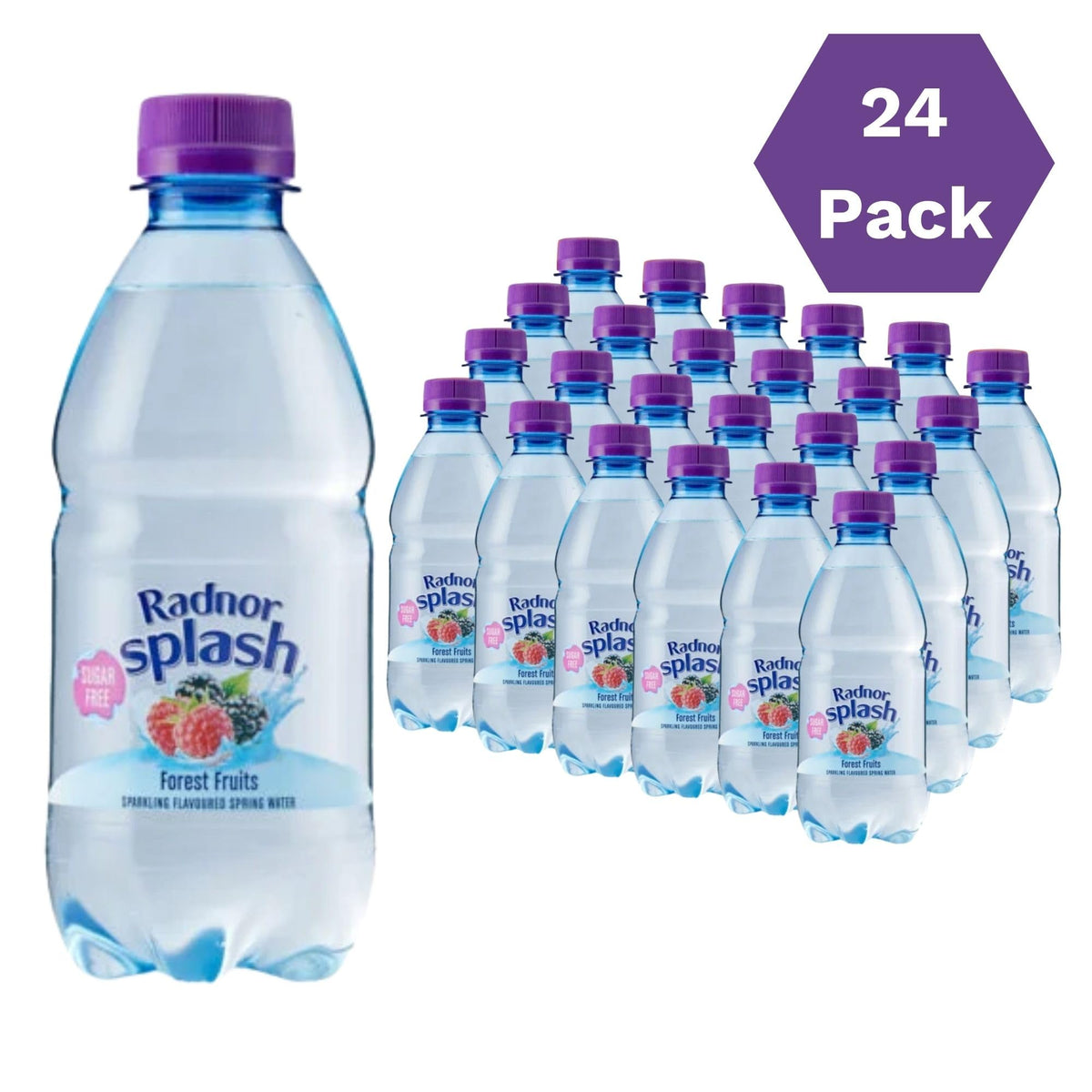 Radnor Splash Flavoured Water Sugar Free 500ml - Pack of 24 (Strawberry)