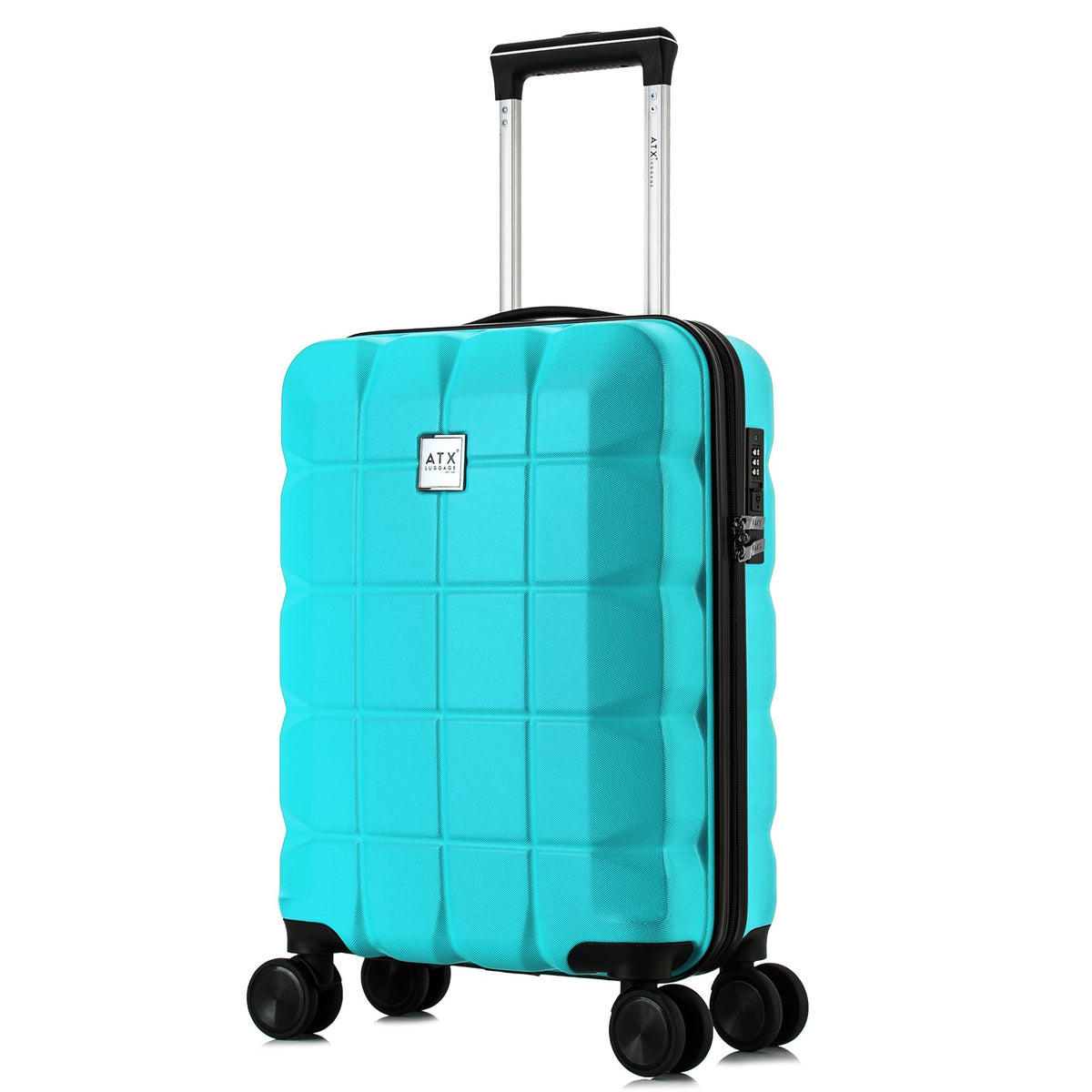 ATX 28 Inch Suitcase Large 110L – Lightweight Hard Shell Checked Luggage, 4 Wheels, TSA Lock, 30KG Capacity, Black