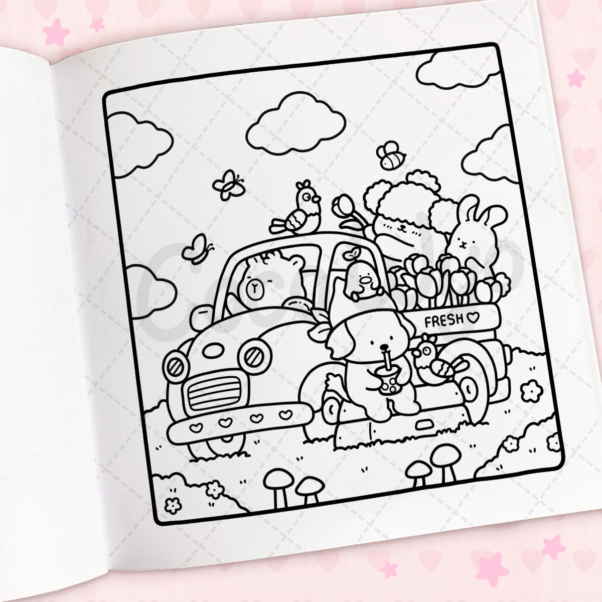 Cozy Cuties: A Cute and Comfy Colouring Book (Coco Wyo)