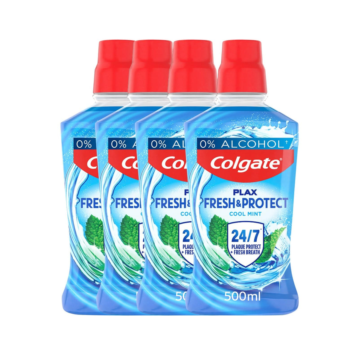 Colgate Plax Cool Mint Mouthwash for Fresh Breath, 500ml