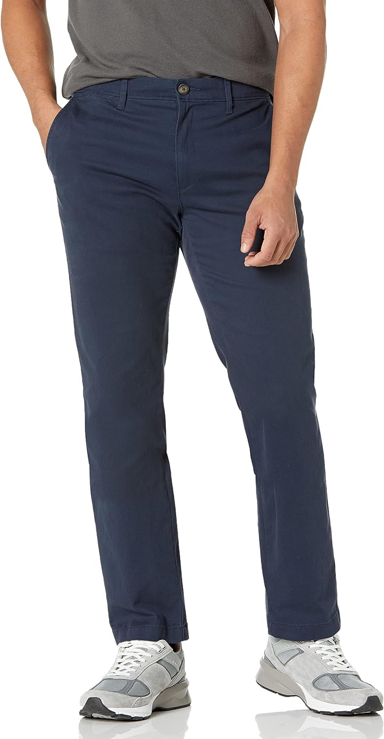 Amazon Essentials Men's Slim-Fit All-Day Stretch Casual Chino Trouser
