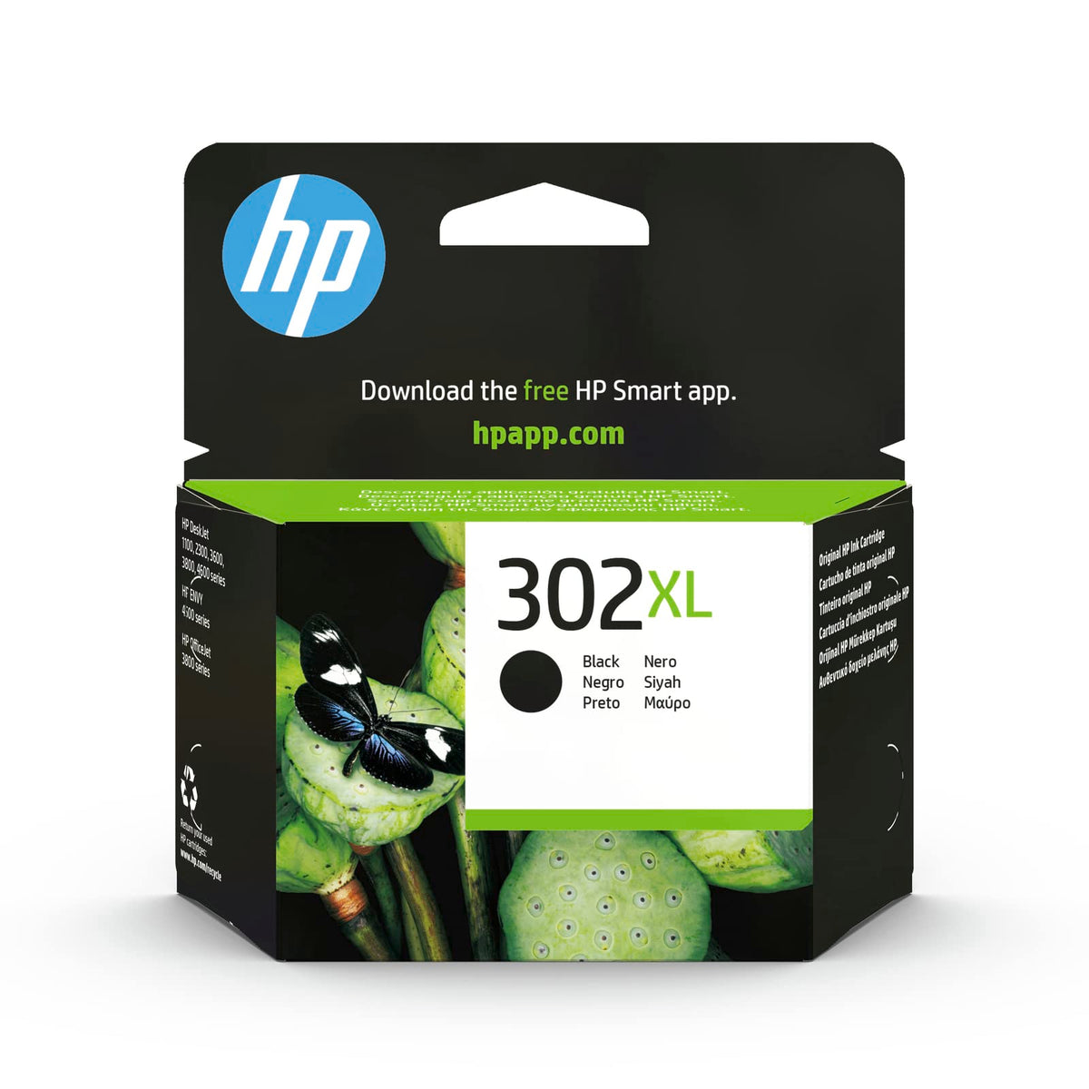 HP 302XL/304XL Black Original Ink Cartridge, High Yield