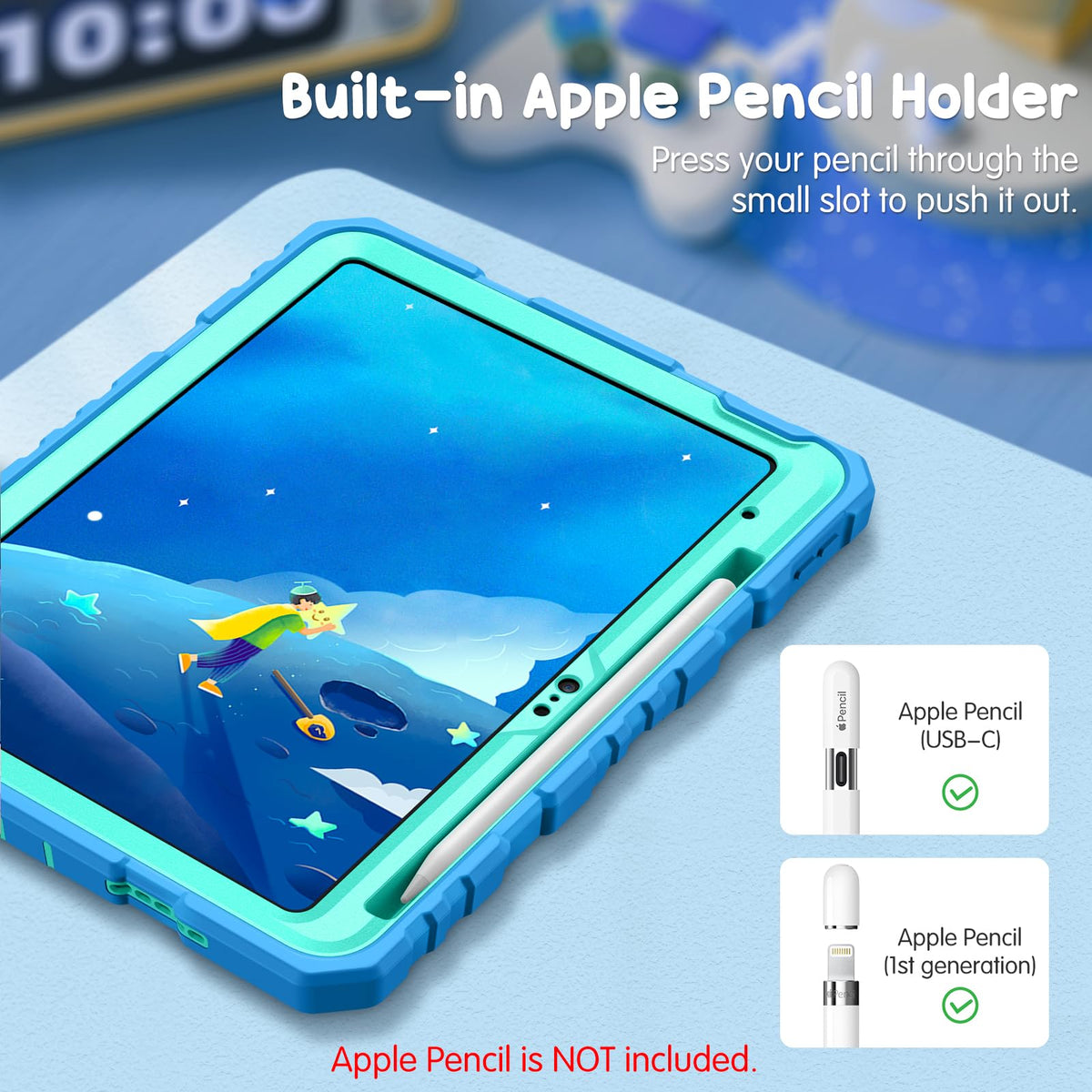 FINTIE Kid-Friendly Case for iPad (A16) 11th Gen 11 Inch, iPad 10th Gen