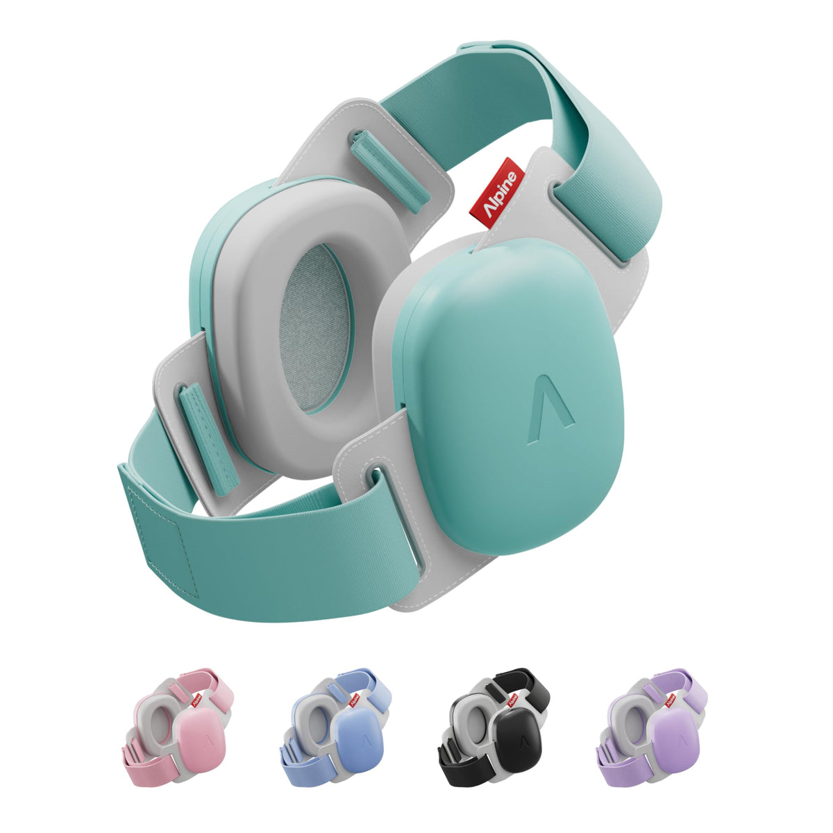 Alpine Muffy Baby Comfort Ear Defenders, Adjustable up to 48 months, Green