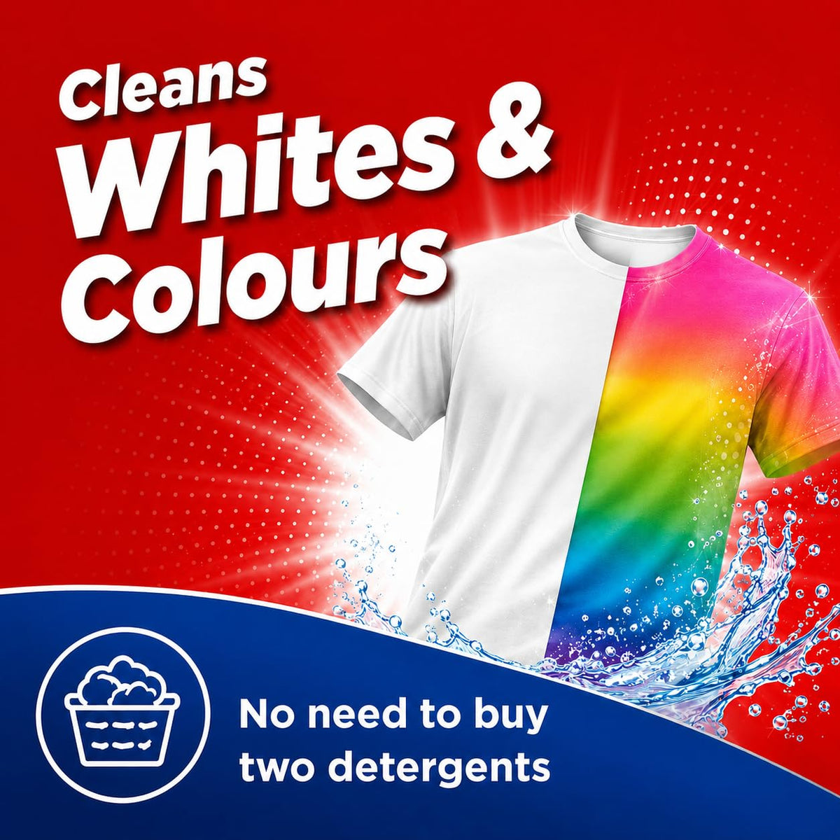 Daz Cherry Blossom Washing Powder 120 Washes, Bio Laundry Detergent