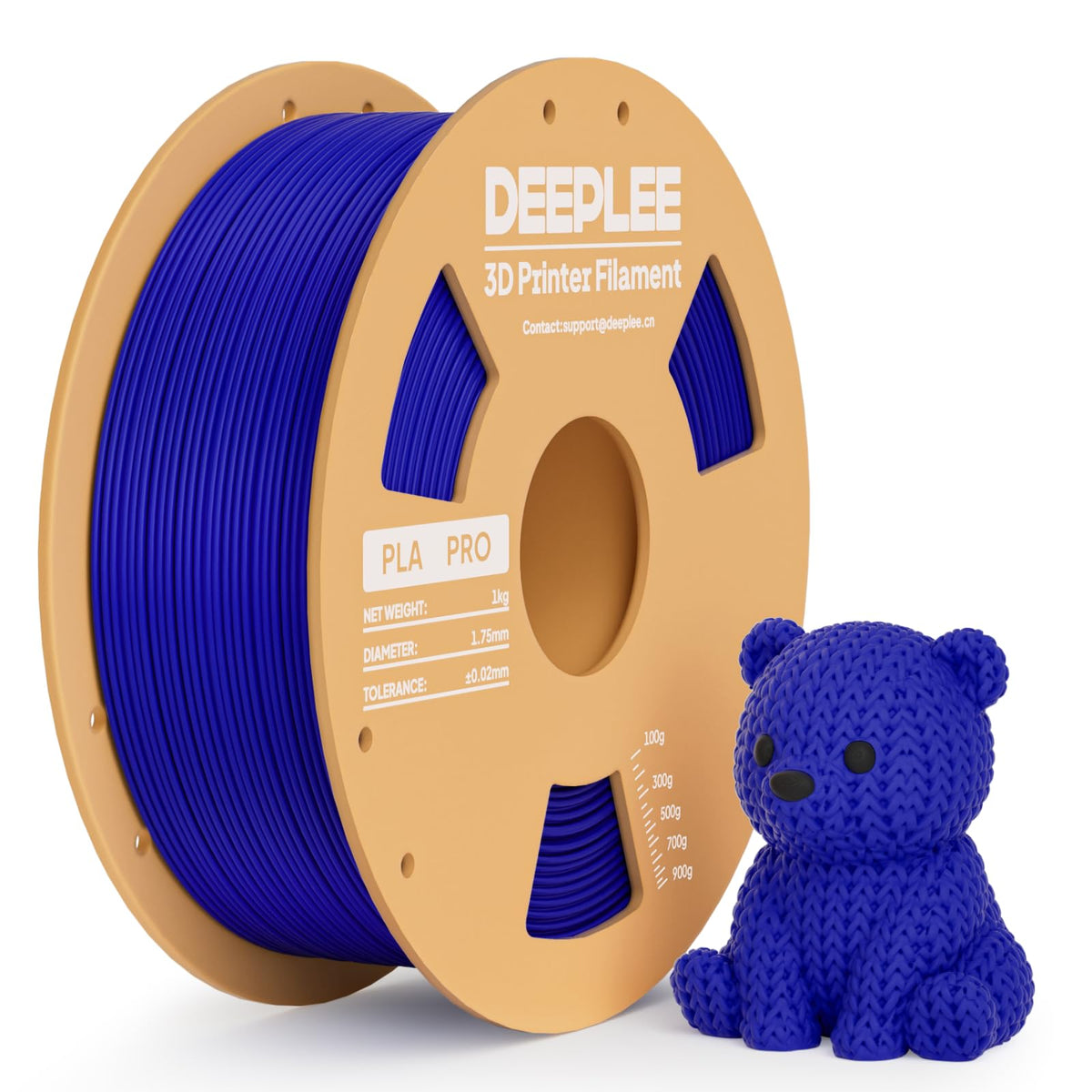 DEEPLEE PLA Filament 1.75mm PLA Pro White*1