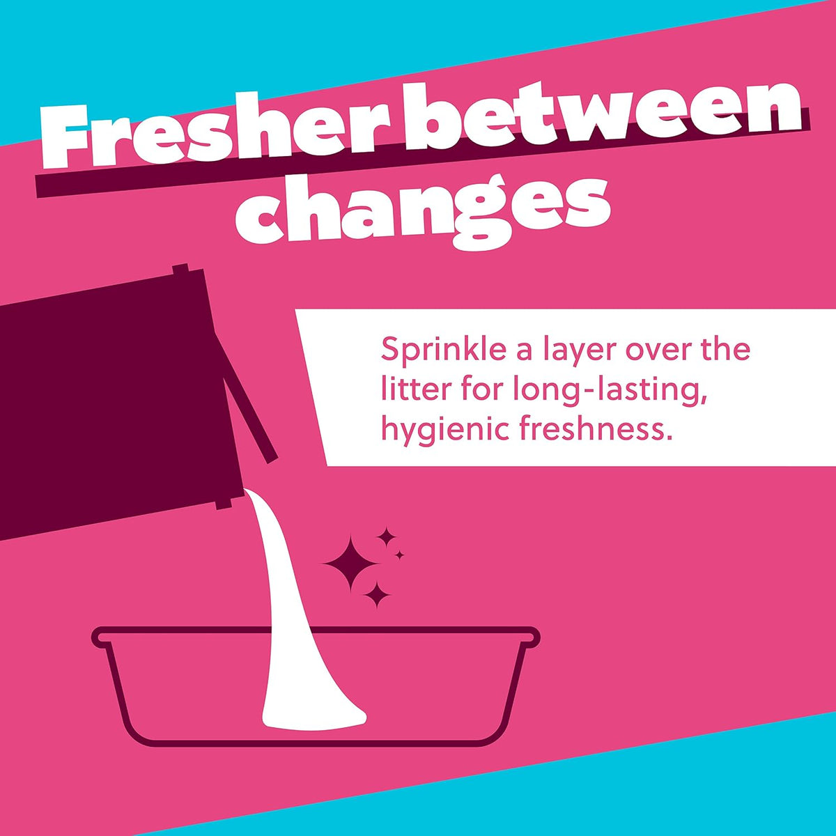 Felight Antibacterial Cat Litter Freshener Powder, Floral Peony Scent - Effective Odour Control, Longer Lasting Freshness, Made in the UK (300ml)