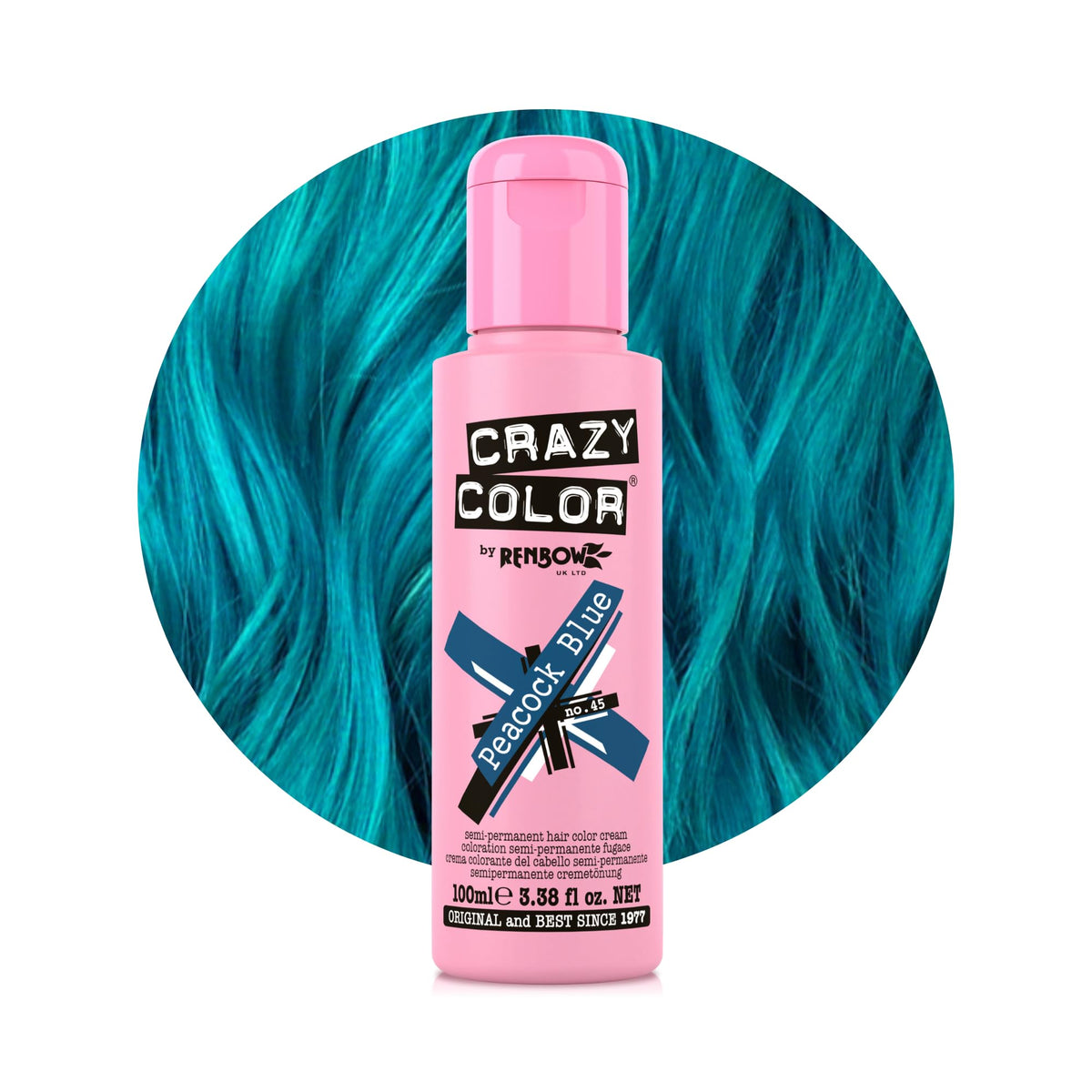 Crazy Color Cyclamen Pink Hair Dye 100ml