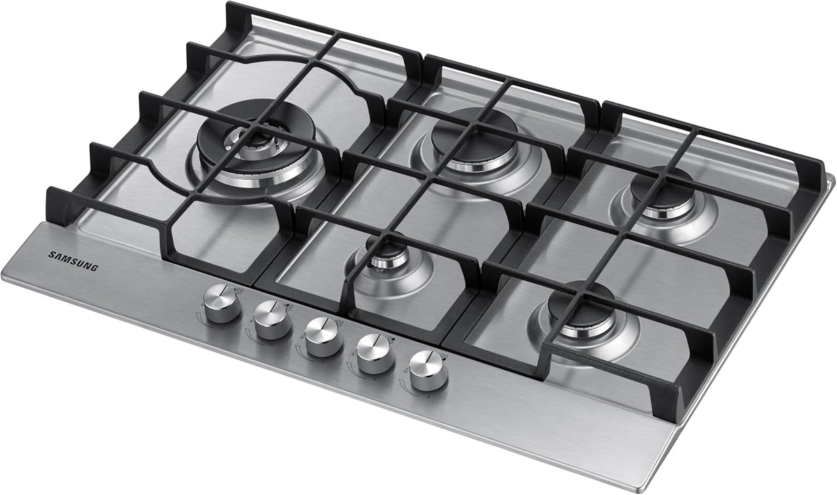 Samsung Ceramic Hob with 4 Cooking Zones, With Touch Control, Colour: Black, Material: Glass, C61R2AEE