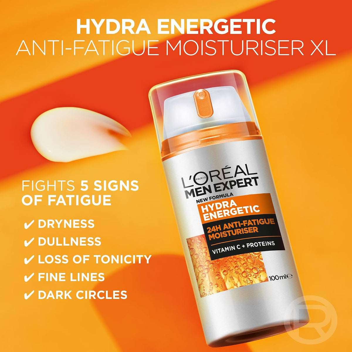 L'Oréal Men Expert Hydra Energetic XXL Moisturiser, 24Hour Hydration 100ml