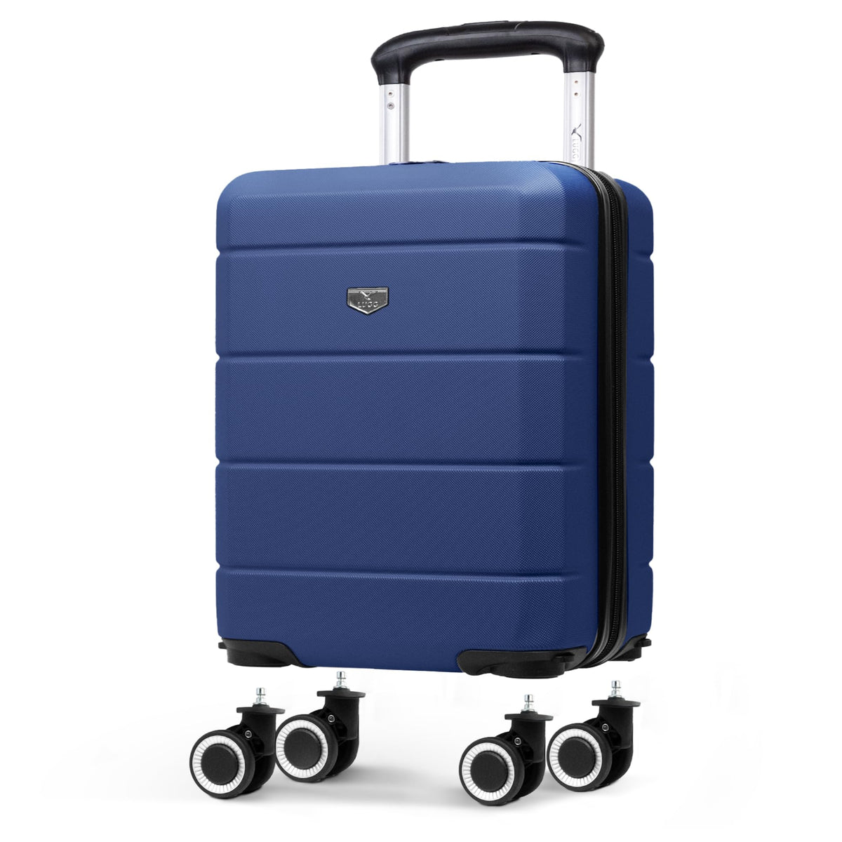 LUGG Jetset 40cm Suitcase 40x30x20cm, Ryanair Compatible Underseat Size, Hard Shell ABS, Spinner with Removable Wheels, Lightweight Travel Luggage, 1 Year Warranty