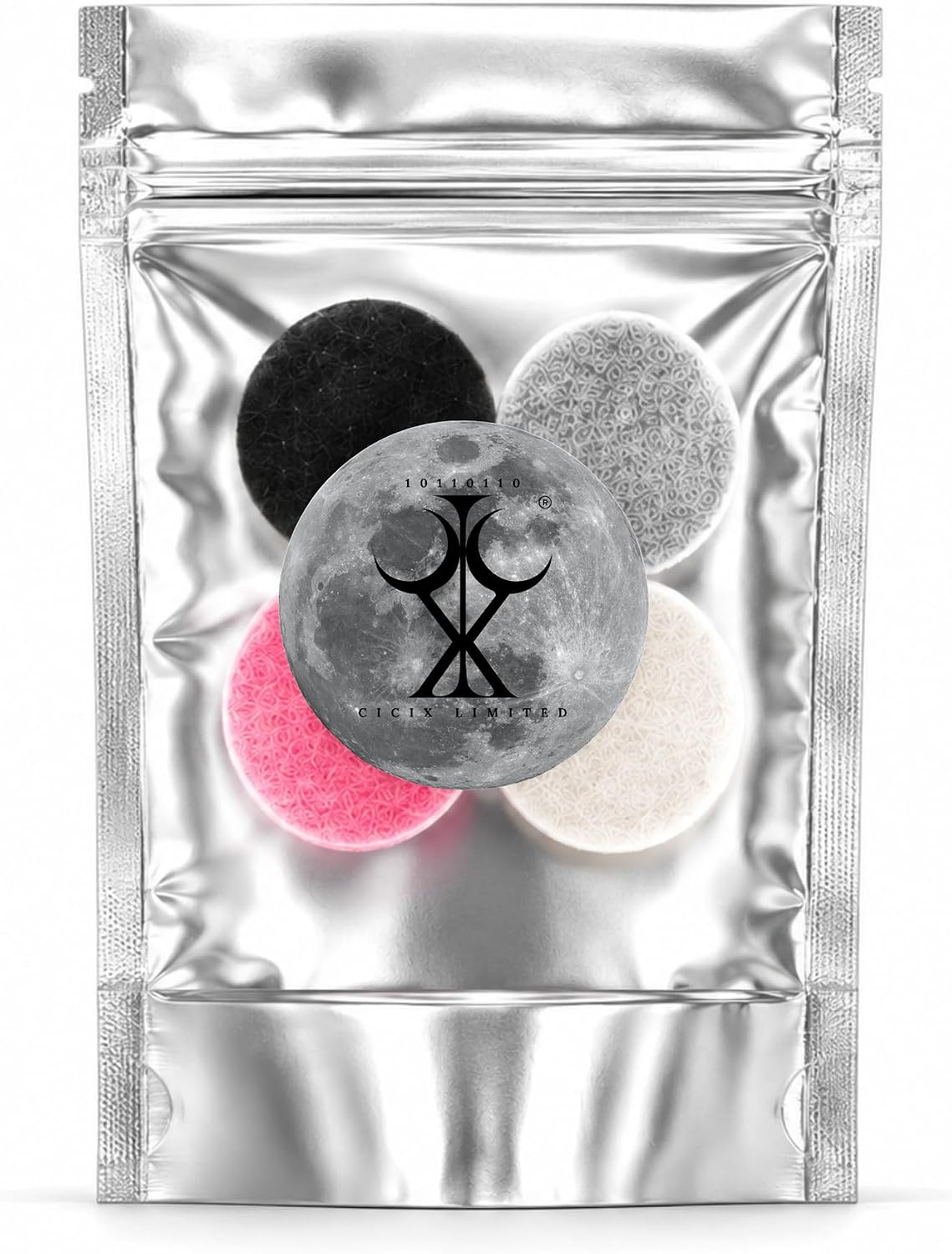 Scented Vacuum Freshner Discs. 130+ Scents To Pick From. Handmade in England. Strong Scented, Long lasting. Pack of 4x 3cm Discs. Vegan And Cruelty Free. (Clean Cotton)