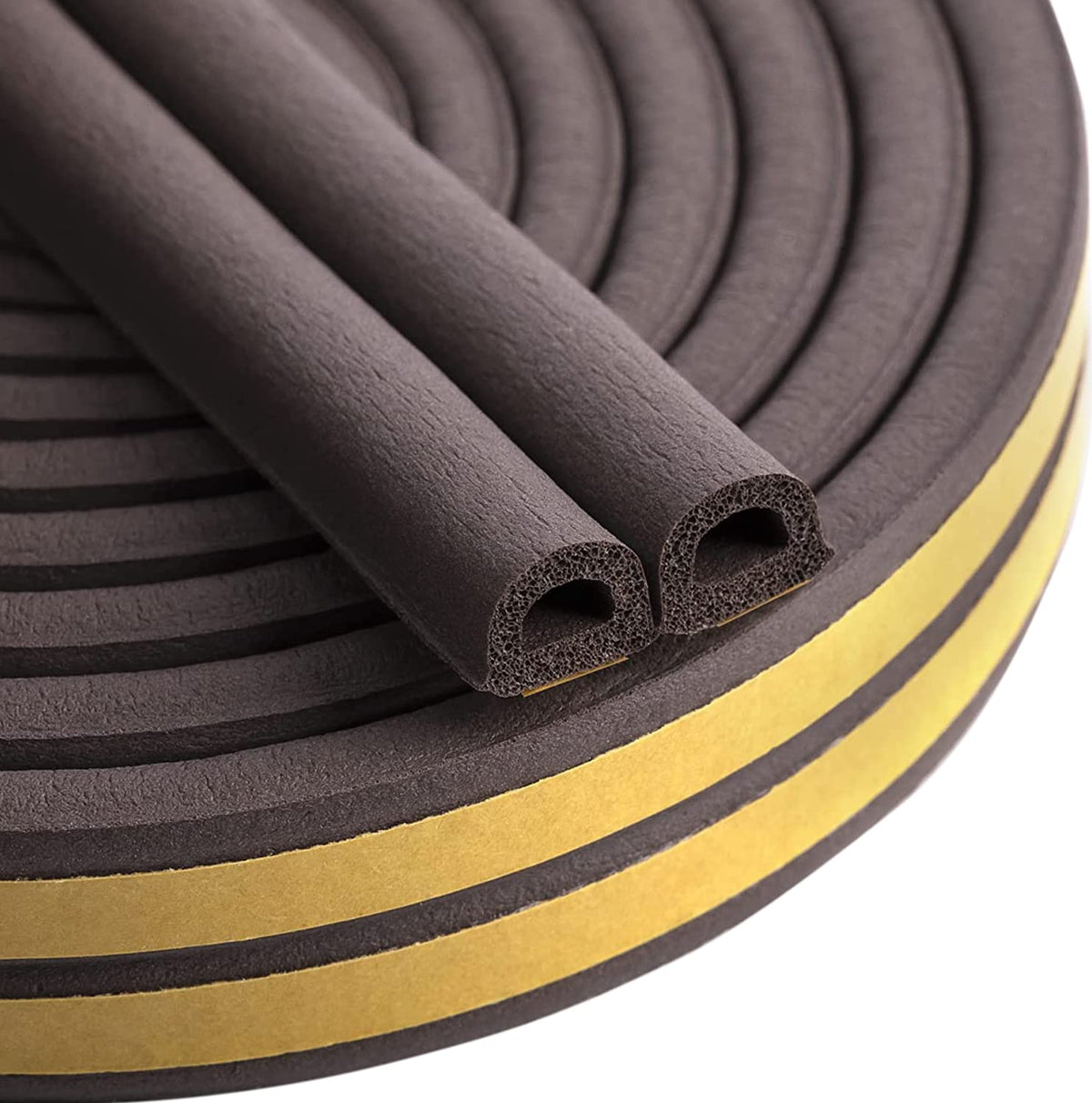 Draught Draft Excluder Tape for Door Windows, 6M Foam Sealing Strip