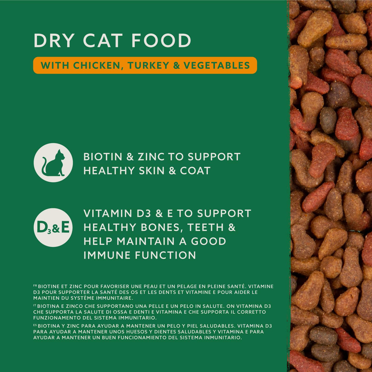 by Amazon - Complete Dry Cat Food with Salmon, Tuna and Vegetables, 2 pack of 3kg