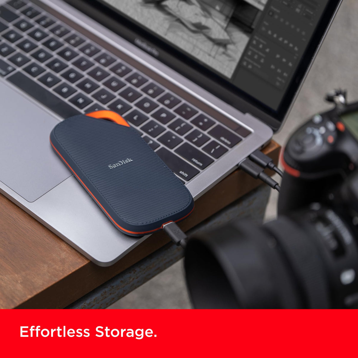 SanDisk Extreme Portable SSD 1TB - Up to 1050MB/s Read Speeds (Older Model)
