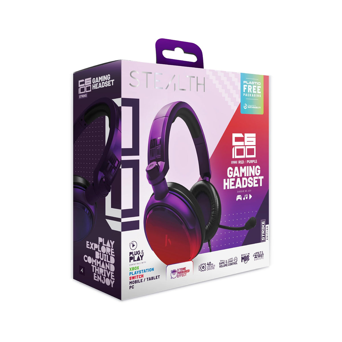 STEALTH C6-100 Gaming Headset Range (Green)