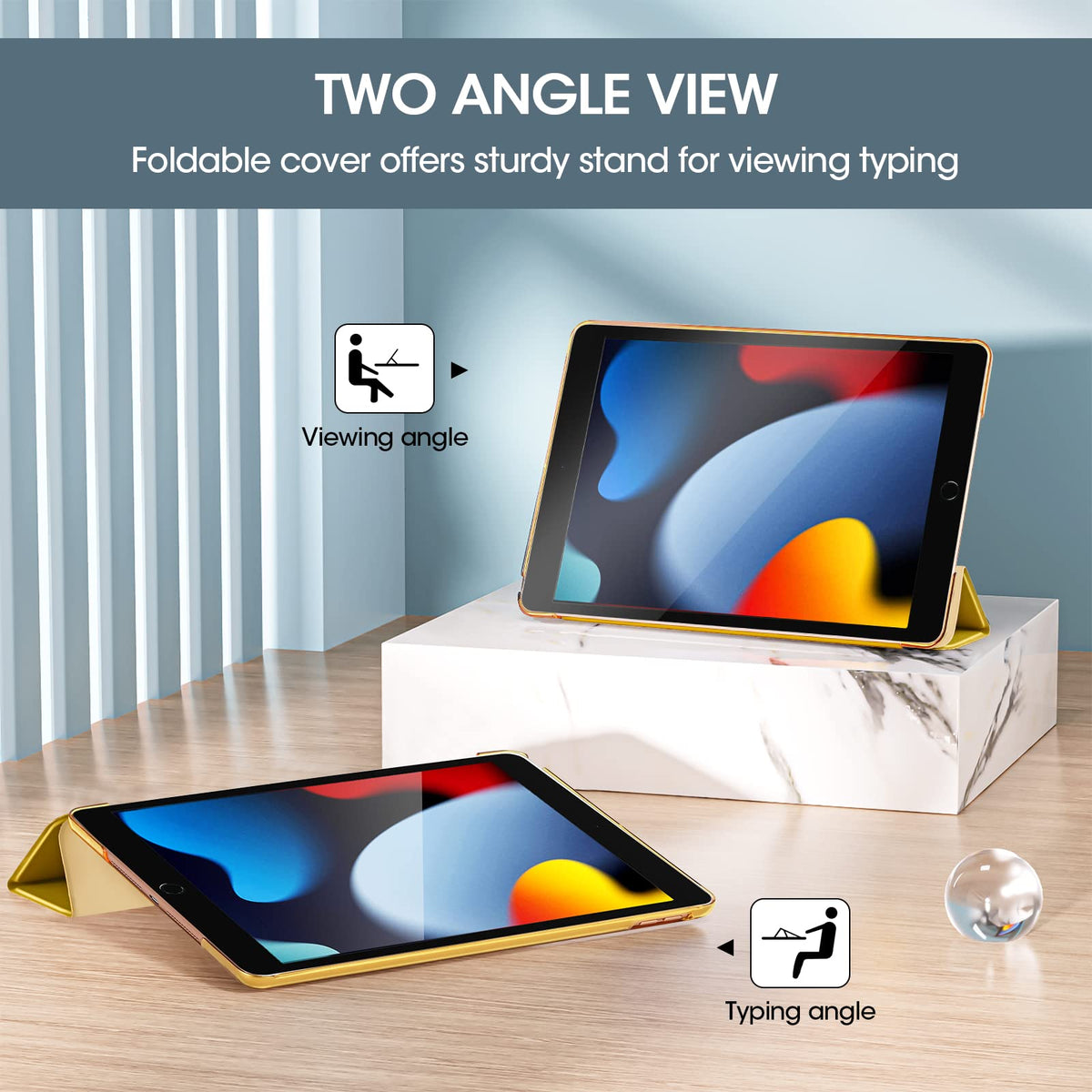 ProCase for iPad 9th/ 8th/ 7th Generation Case 10.2 Inch (Navy)