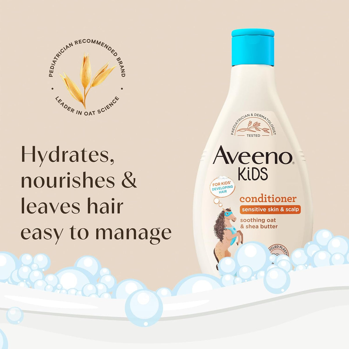 Aveeno Baby Kids Conditioner Enriched with Soothing Oat & Shea Butter 250ml