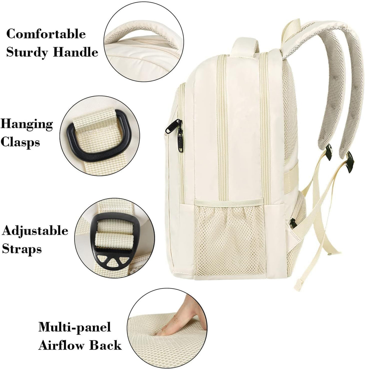 MATEIN Travel Laptop Backpack, Work Bag Laptop Bag, Rucksack for Men Work