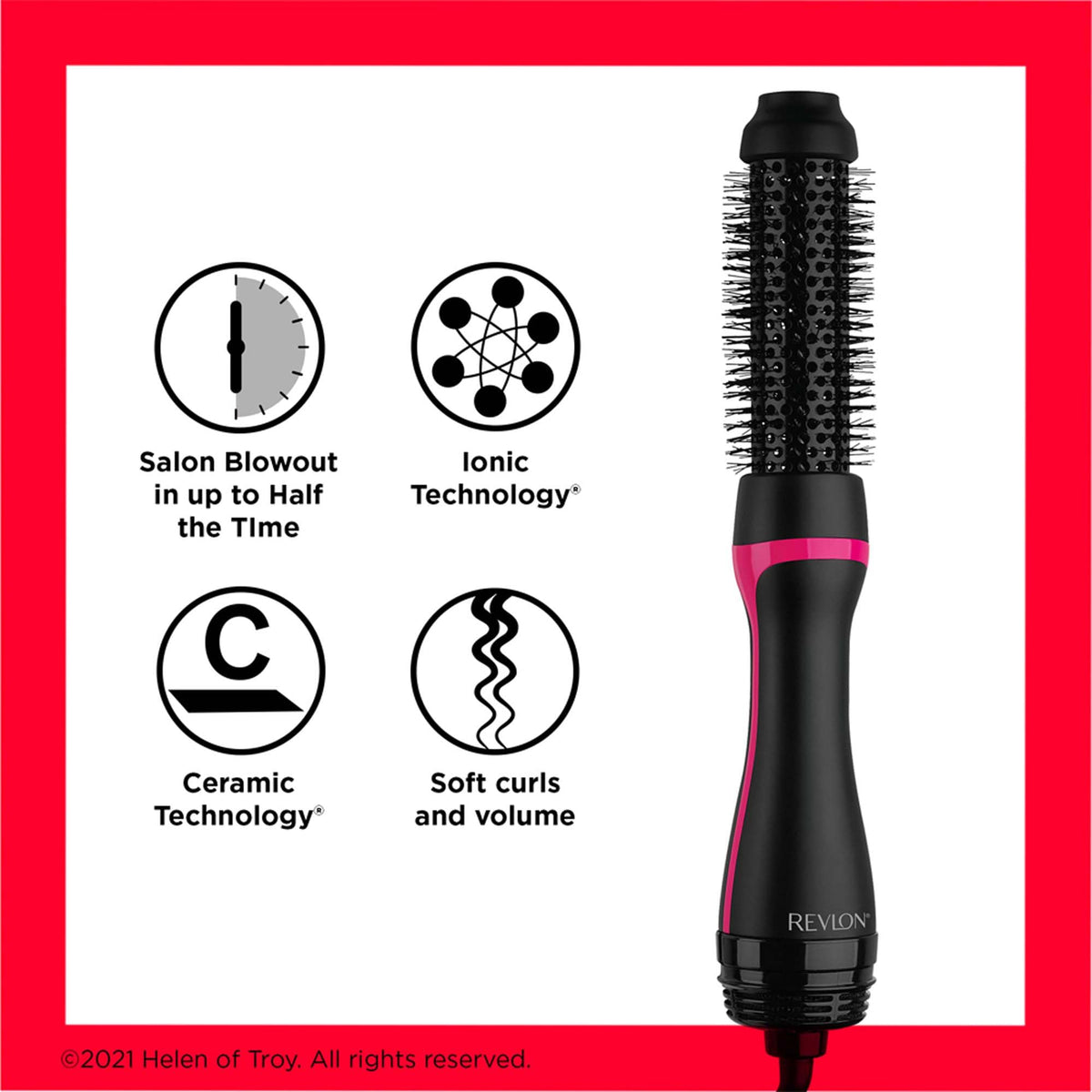 Revlon Salon One-Step Hair Dryer & Volumiser with Sectioning Comb