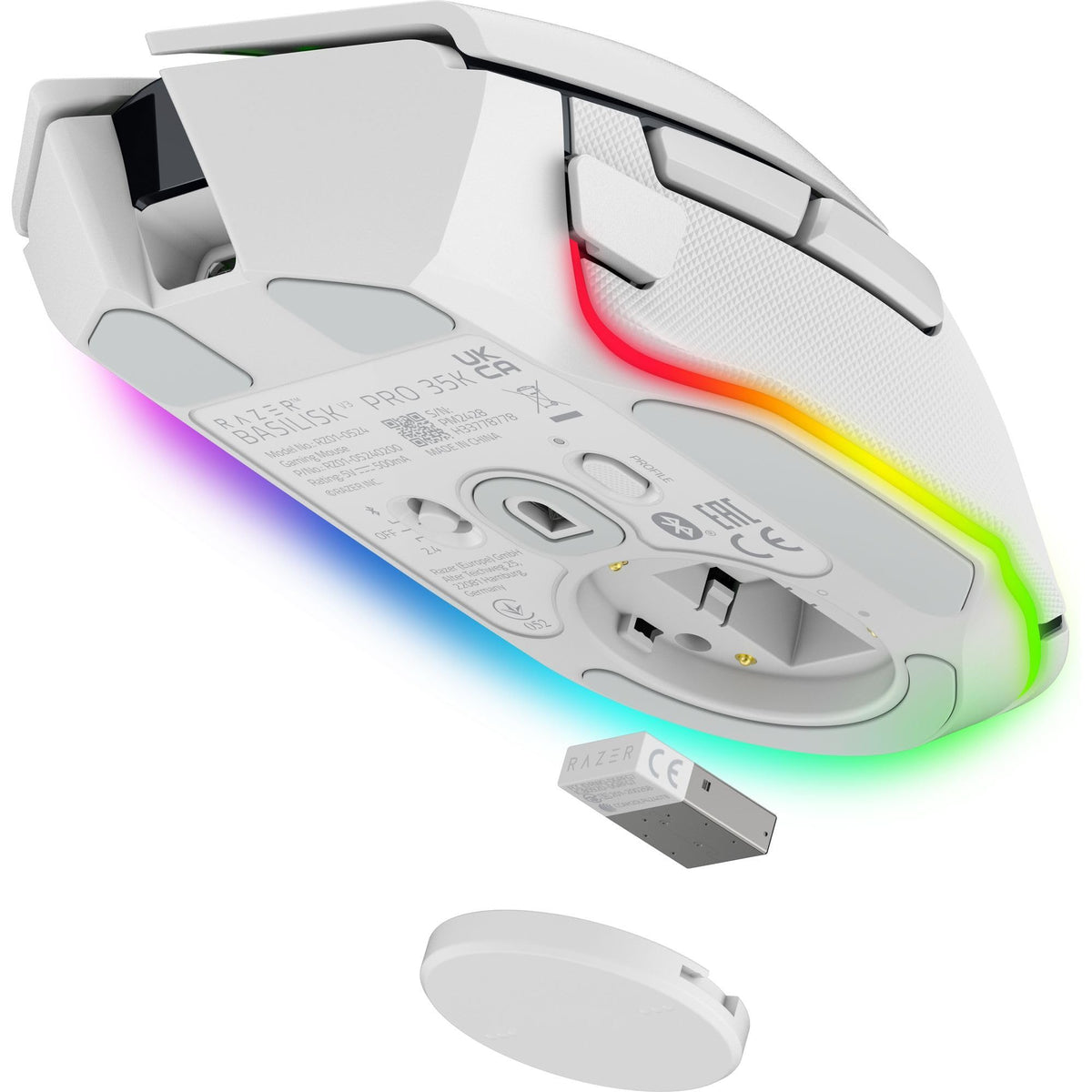Razer Basilisk V3 - Wired Customisable Gaming Mouse (10+1 Programmable Buttons, HyperScroll Tilt Wheel, 11 Chroma RGB Lighting Zones, Optical Mouse Switches, Focus+ 26K DPI Optical Sensor) Black