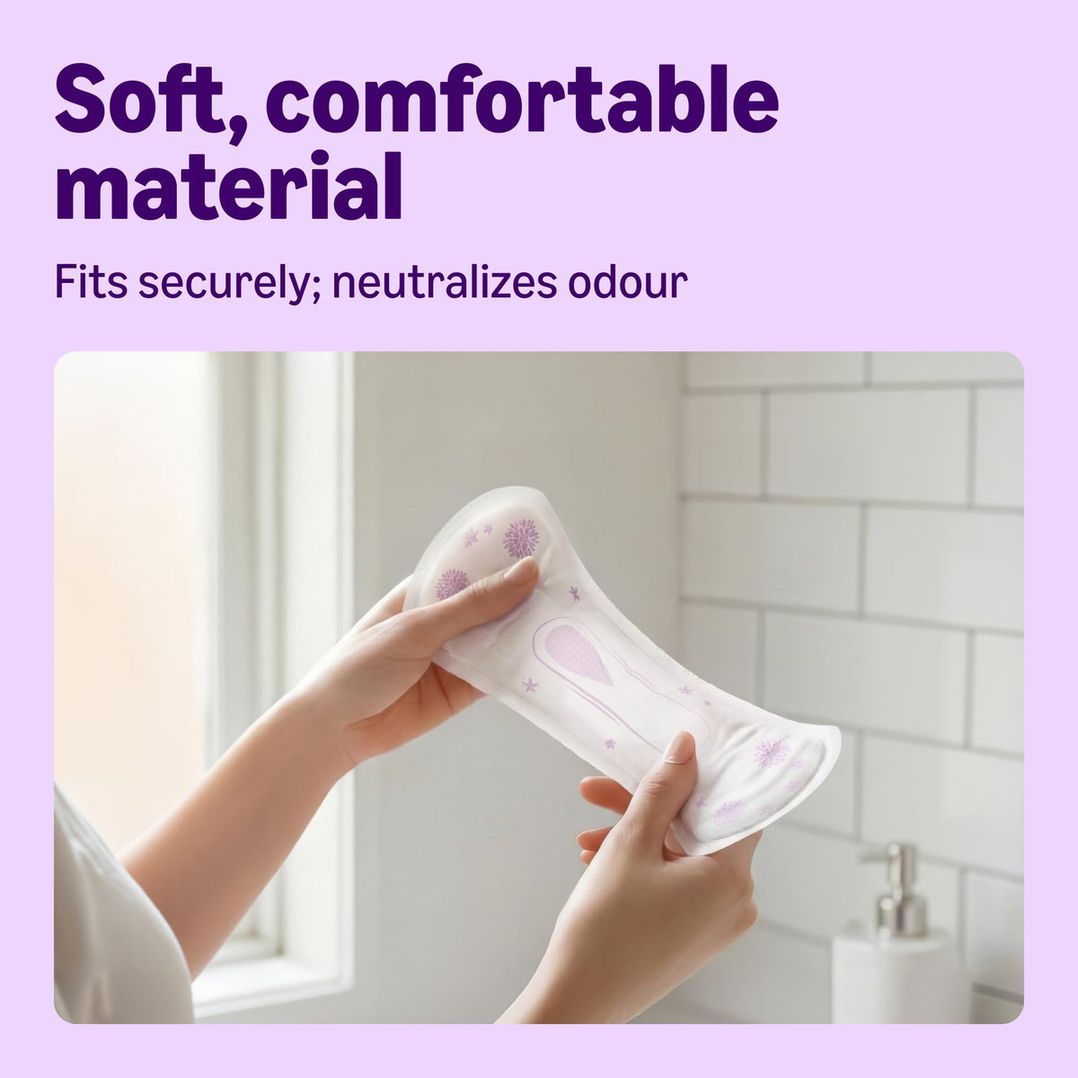 by Amazon Women's Incontinence Pads, Extra Plus Absorbency, 48 Count (6 Packs of 8), White