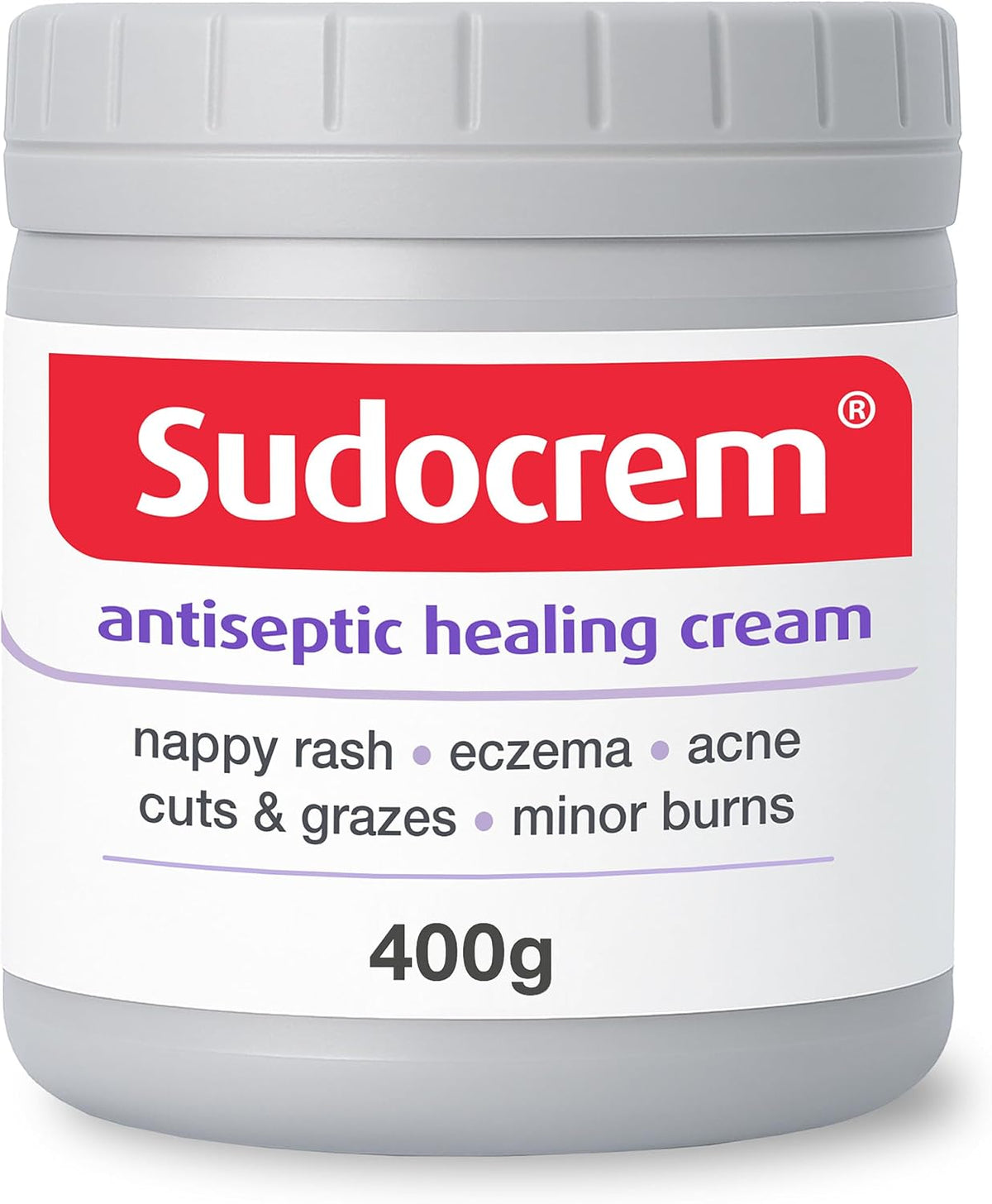 Sudocrem® Antiseptic Healing Cream, Zinc Oxide Cream, 400g