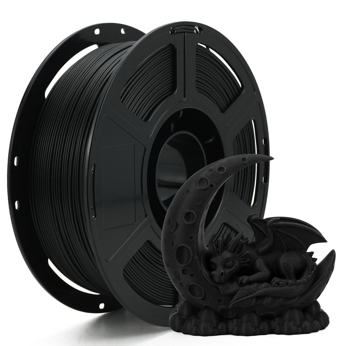 FLASHFORGE 3D Printer Filament, PLA PRO Filament 1.75mm, 1KG Spool (2.2lbs), Dimensional Accuracy +/- 0.02mm for FDM 3D Printers, Better Tenacity & No Knotting (White)