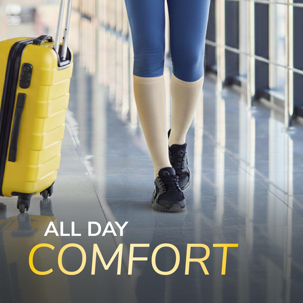 Dr. Scholl's Flight Socks - Clinically Proven Compression Socks for Flight Travel - Help Prevent Swollen Ankles and Deep Vein Thrombosis