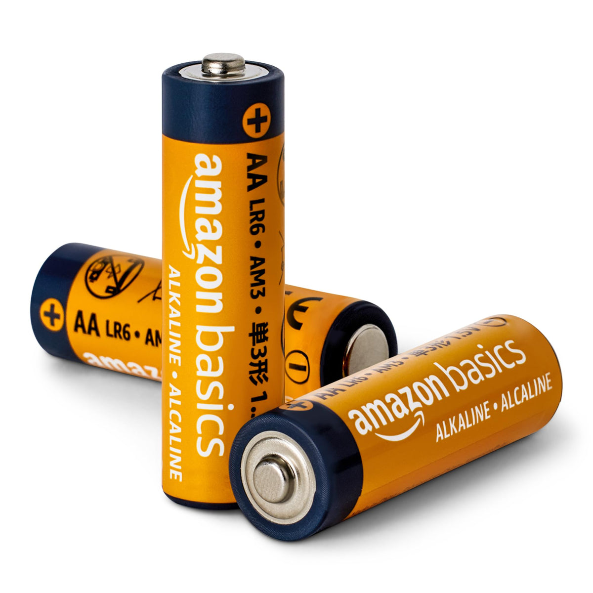 Amazon Basics 100-Pack AA Alkaline High-Performance Batteries, 1.5 Volt, 10-Year Shelf Life