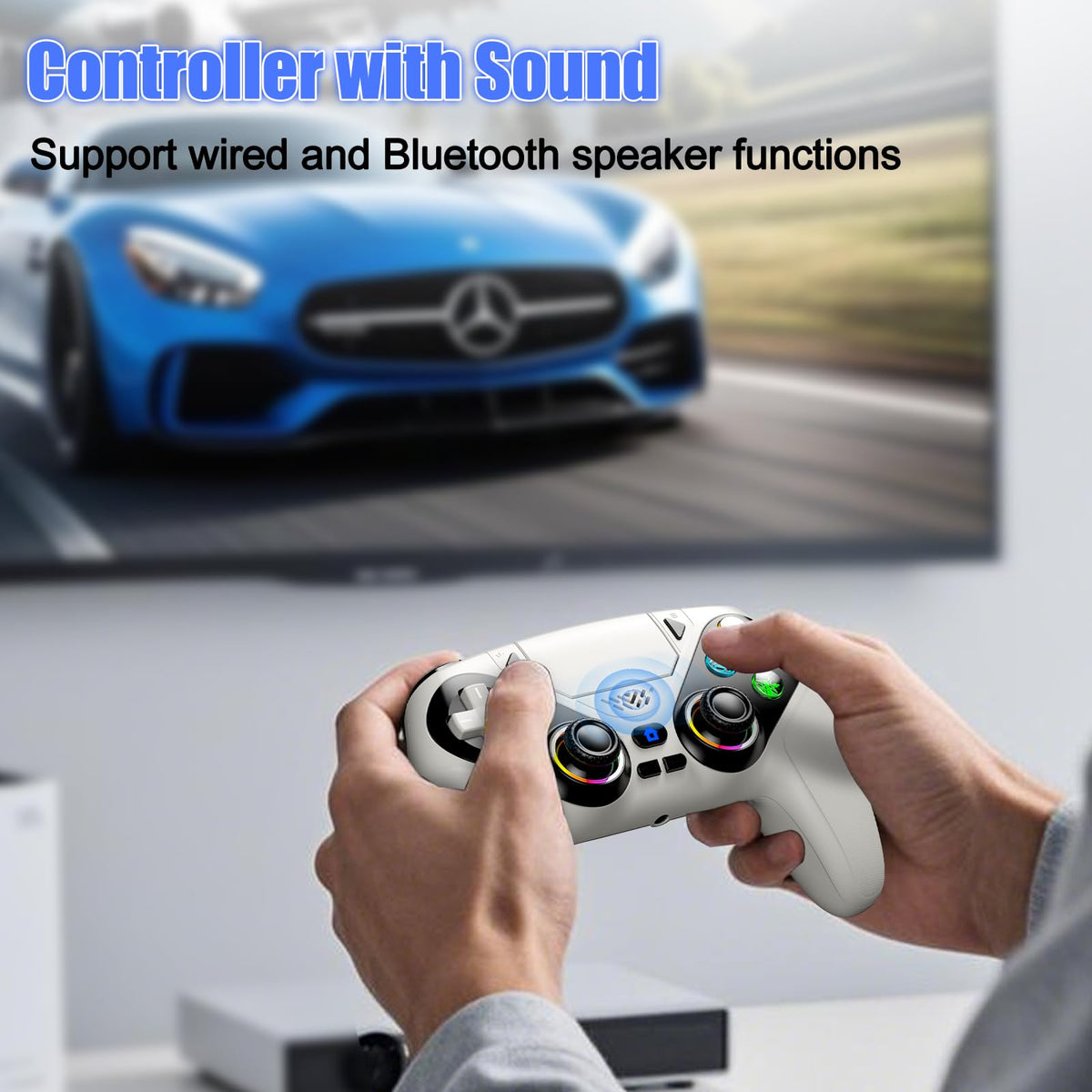 Gamrombo Wireless Controller for PS5/Pro/Slim/PC/Steam Deck