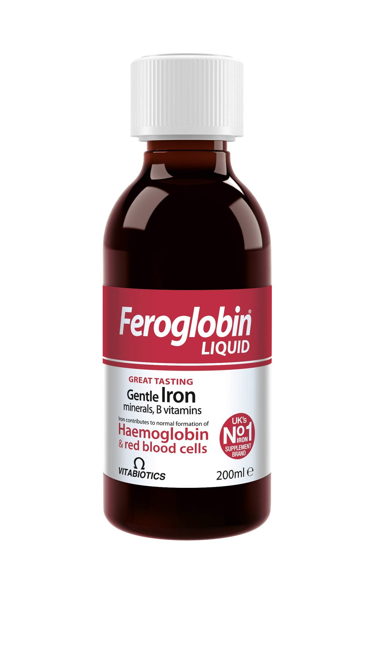 Feroglobin Iron Supplement Capsules Support Iron Defficiency, Anemia and Blood Formation, Boost Energy, Immunity and Vitality While reducing Fatigue and Tiredness