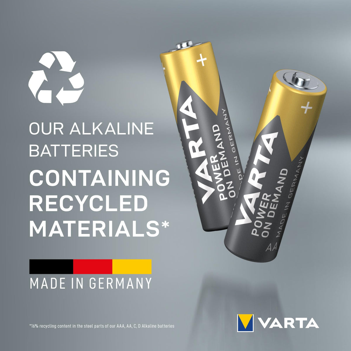 VARTA Batteries AA, Pack of 40, Power on Demand, Alkaline, 1.5 V