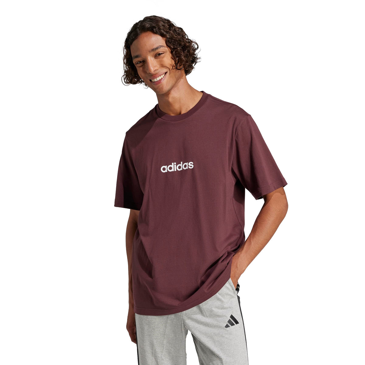 adidas Essentials Linear Single Jersey Tee