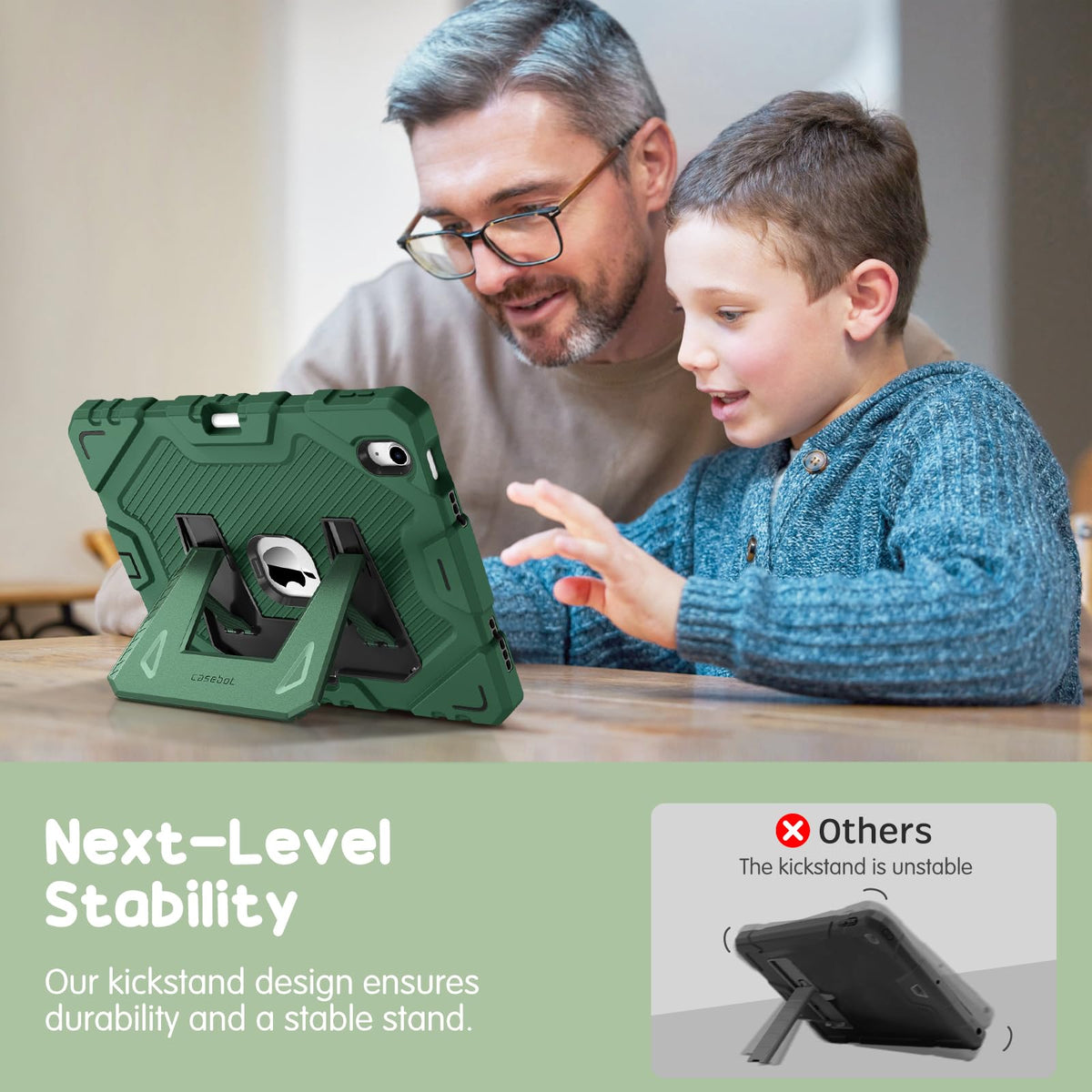 FINTIE Kid-Friendly Case for iPad (A16) 11th Gen 11 Inch, iPad 10th Gen
