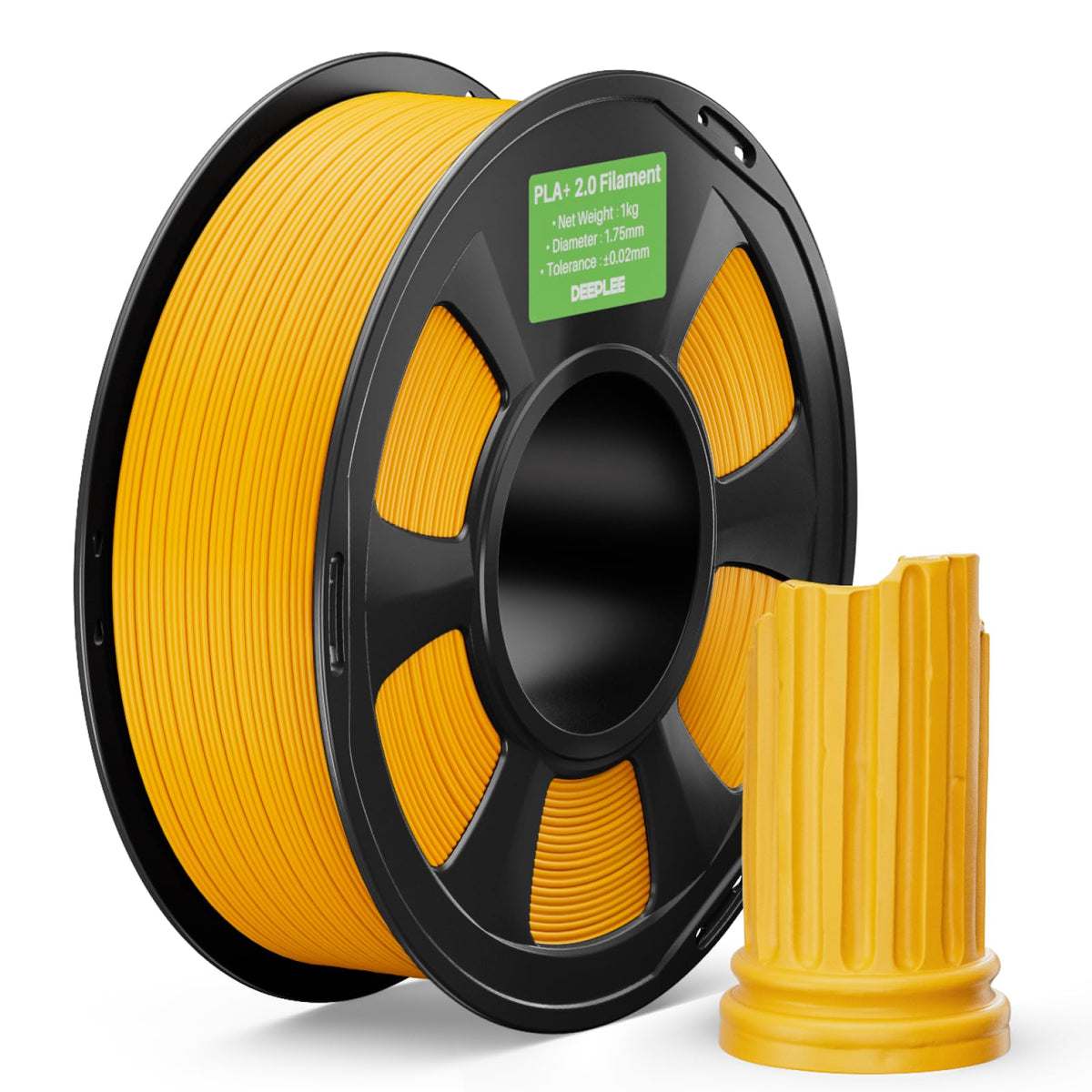 DEEPLEE PLA Plus 1.75mm Filament Beige/Brown 2KG Bundle