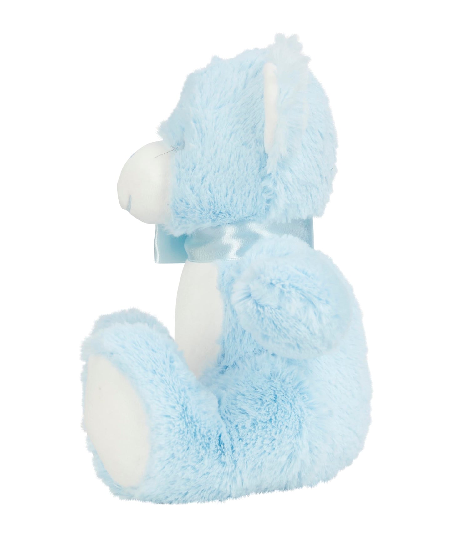 Personalised Memory Teddy Bear with Heart-Shaped Photo – “A Cuddle From Heaven” Keepsake Gift – 28 Bear Styles – Add Your Text & Choose Colour – Custom Memorial Bear (White Angel Teddy)