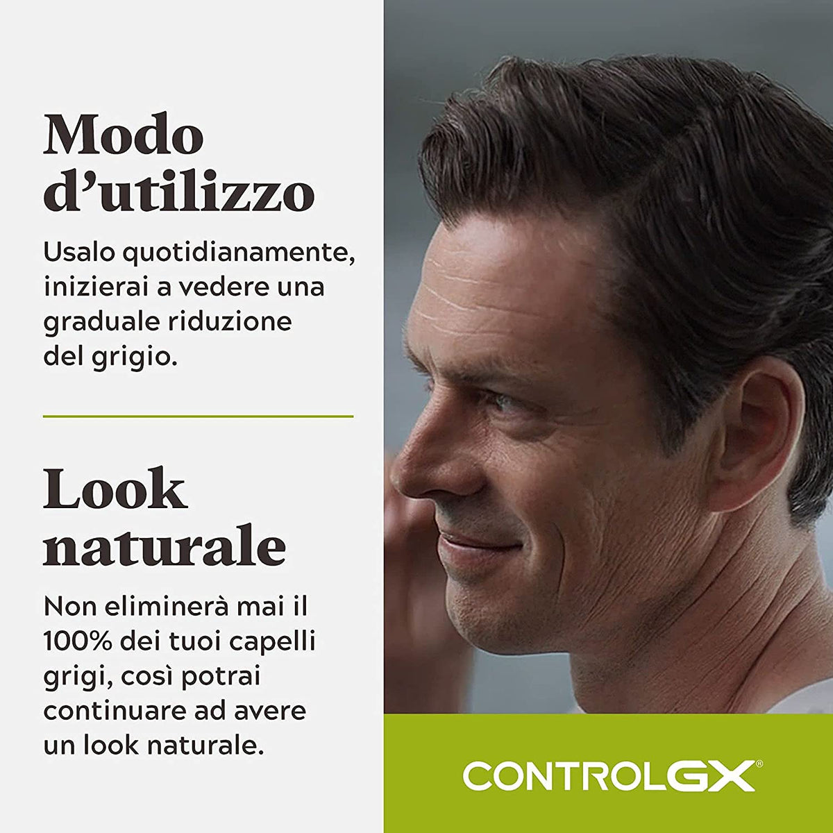 Just For Men Control GX 2-in-1 Grey Reducing Shampoo and Conditioner, 118ml