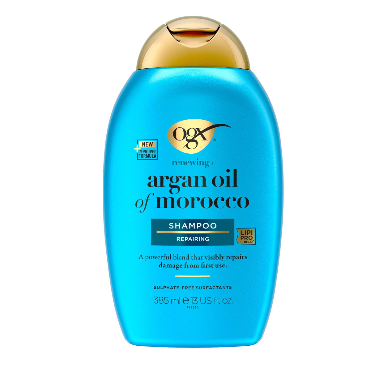 OGX Argan Oil of Morocco Sulfate Free Shampoo for Dry Hair, 385ml (Pack of 3)