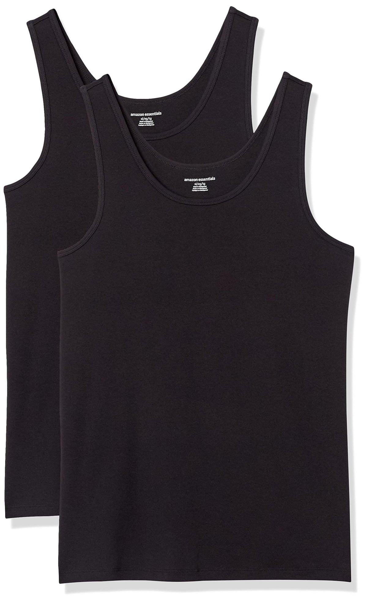 Amazon Essentials Women's Slim-Fit Vest, Pack of 2