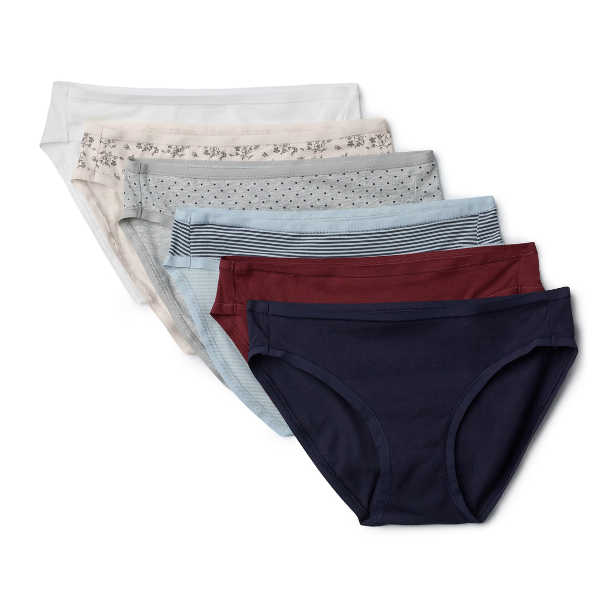 Amazon Essentials Women's Cotton Bikini Brief Underwear (Available in Plus Size)