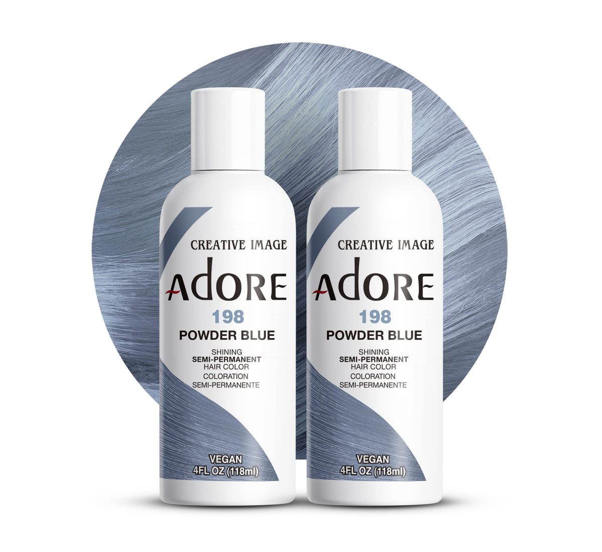 Adore Shining Semi Permanent Hair Colour 121 Jet Black – Vibrant Black Hair Dye, Vegan & Cruelty-Free, Ammonia, Peroxide & Alcohol Free