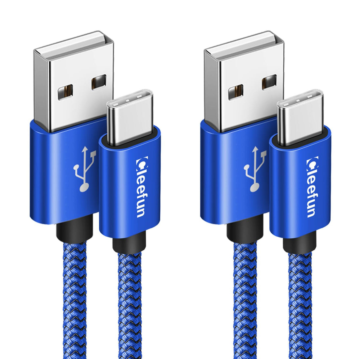 CLEEFUN 3M USB C Cable (2-Pack), Long PS5 Controller Charger Fast Charging