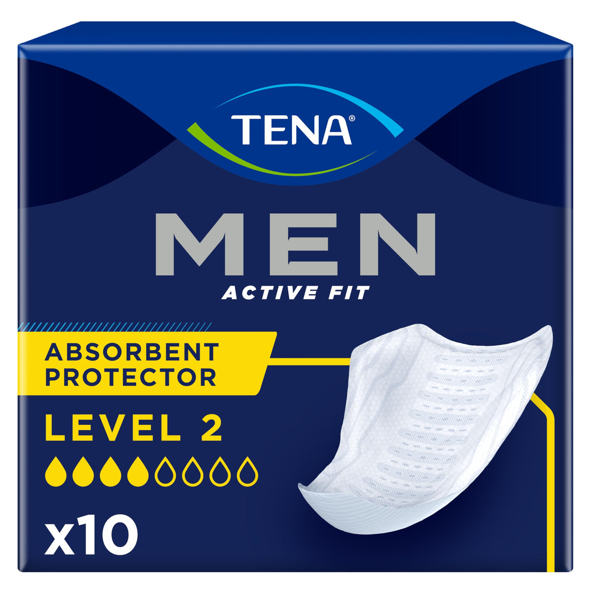 TENA Men Protective Underwear, Large, Level 4 for Heavy Bladder Weakness x 40