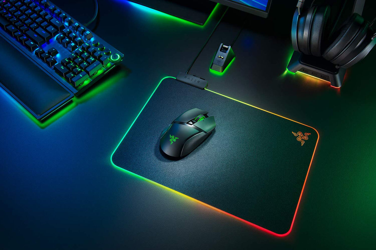 Razer Basilisk V3 - Wired Customisable Gaming Mouse (10+1 Programmable Buttons, HyperScroll Tilt Wheel, 11 Chroma RGB Lighting Zones, Optical Mouse Switches, Focus+ 26K DPI Optical Sensor) Black