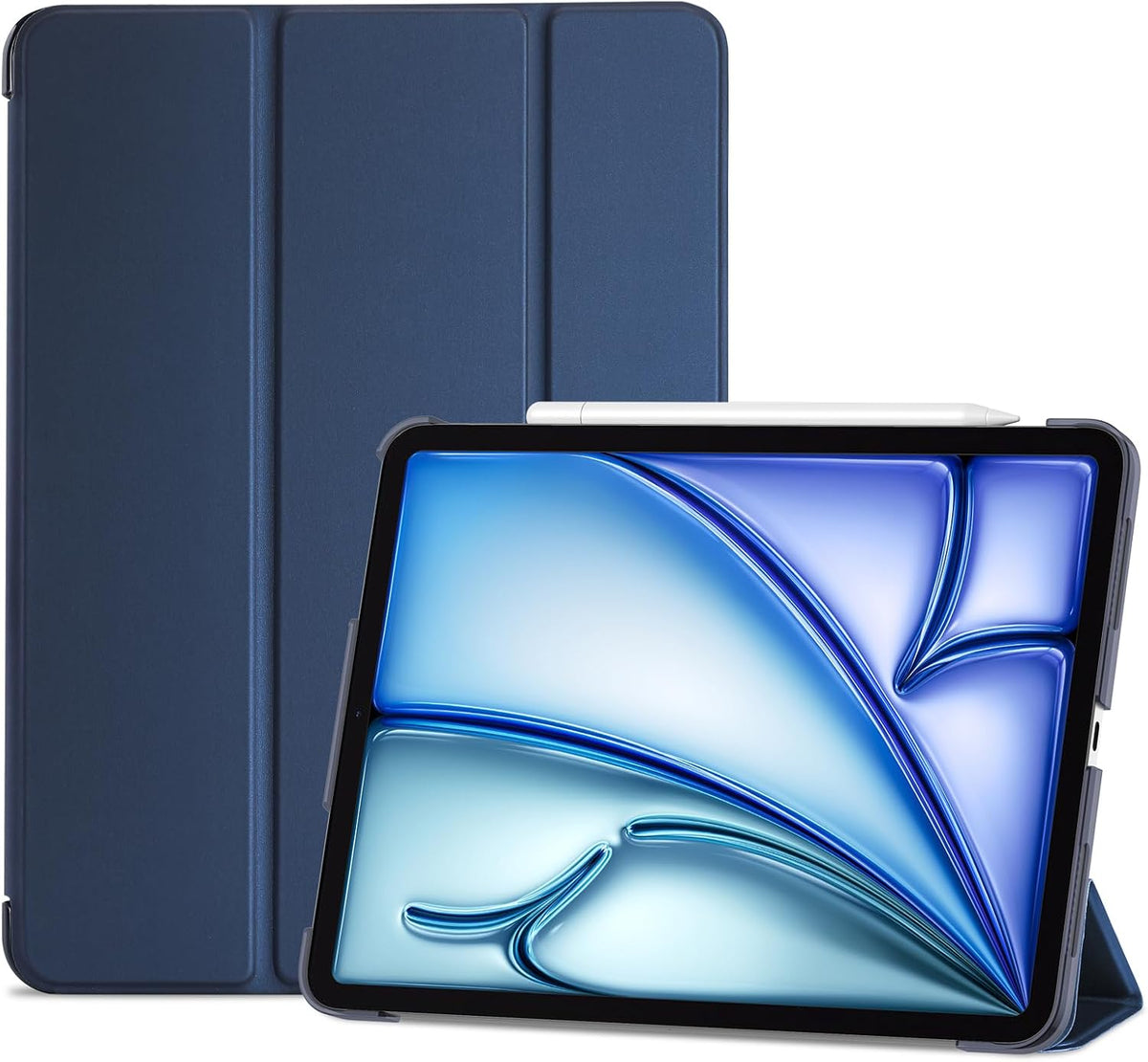 ProCase for iPad Air 11-inch Case M4/M3/M2, Air 5th/4th Gen 10.9,Navy